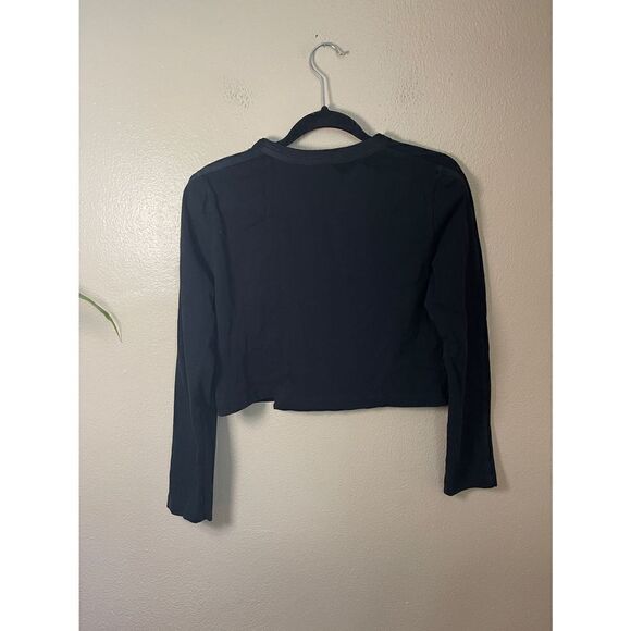 3•1 Phillip Lim Cropped Long Sleeve T-Shirt Sz M - Picture 8 of 8